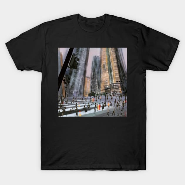 Rush Hour in Metropolis T-Shirt by Rec Affect Band Merch